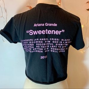 Ariana Grande Sweetener Graphic Cropped Tee
